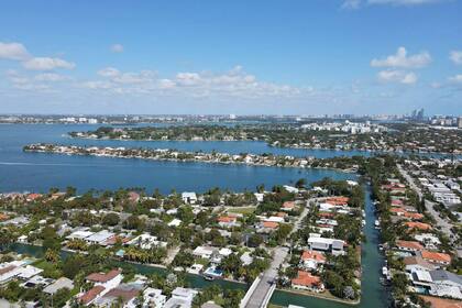 Una vista panorámica del condado de Miami-Dade, en Florida