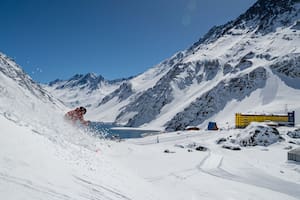 Una vista panorámica del Hotel Portillo