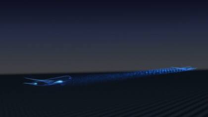 Una visualización de cómo sería el fello´ flight