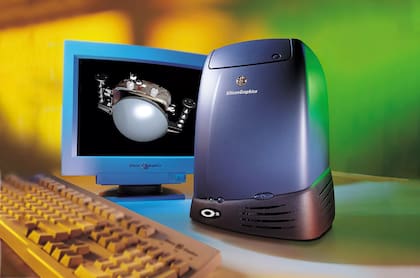 Una workstation de Silicon Graphics similar a la que Susman tenía en su casa; por ese entonces, los equipos de SGI eran el estándar para hacer animación 3D