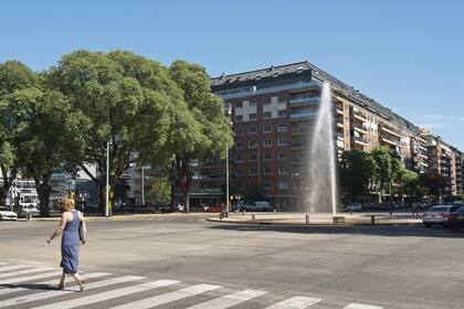Una zona residencial, moderna, con edificios de calidad