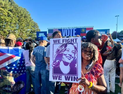 Unas 23.000 personas asistieron al mitin de Kamala Harris y Barack Obama en Clarkston