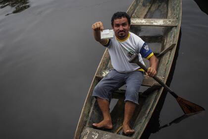 Unas 400 personas viven en las 100 casas flotantes en cuenca del Amazonas
