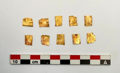 Uñas de oro descubiertas en Oxirrinco