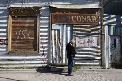 Uno de los 120 locales que funcionaron en el antiguo barrio fabril