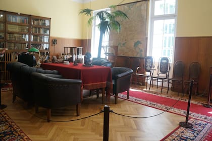 Uno de los ambientes en los que Lenin tenía reuniones informales