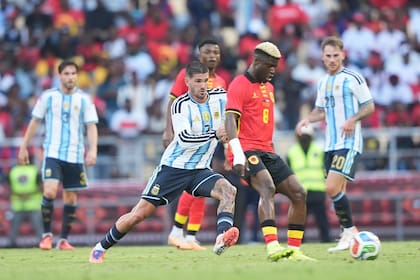 Uno de los amistosos internacionales de la selección argentina fue ante Angola