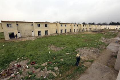 Uno de los barrios en construcción, en Campana, en la zona del club Puerto Nuevo