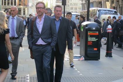 Uno de los cestos con Wi-Fi instalados en Londres