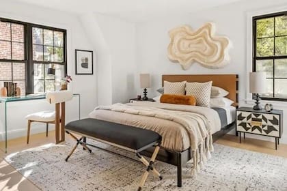 Uno de los cinco cuartos de la residencia en Jamaica States