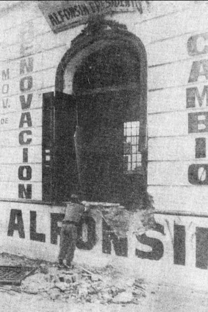 Uno de los comités radicales que sufrió atentados en mayo de 1986