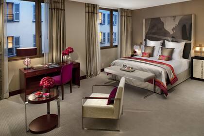 Uno de los cuartos del Mandarin Oriental