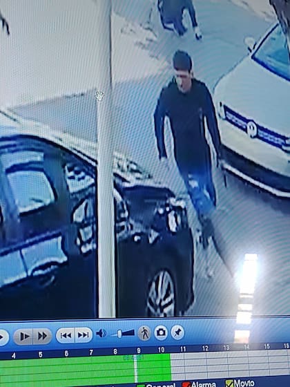 Uno de los delincuentes que participaron del ataque.