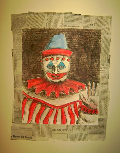 Uno de los dibujos de Gacy