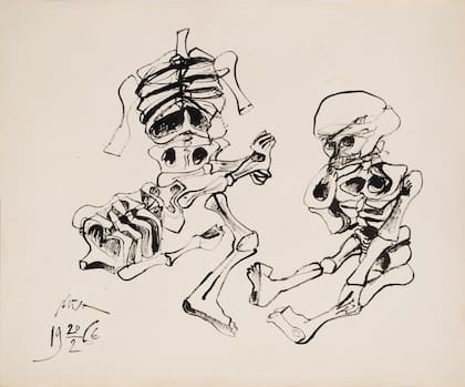 Uno de los dibujos de Deira que se exhiben en MC