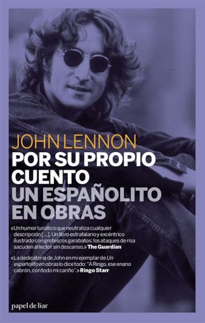 Uno de los dibujos de John Lennon incluidos en su libro Un españolito en obras