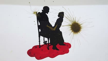 Uno de los dibujos realizados por Mondongo y Bizzio