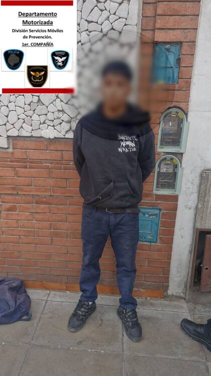 Uno de los dos ladrones fue detenido cuando huía a pie