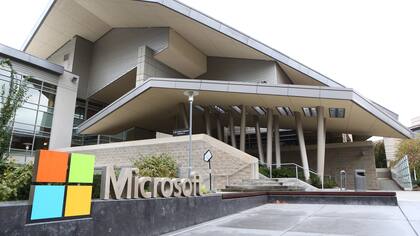 Uno de los edificios de oficinas del campus de Microsoft