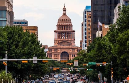 Uno de los edificios emblemáticos de Austin es el Capitolio, que se completó en 1888