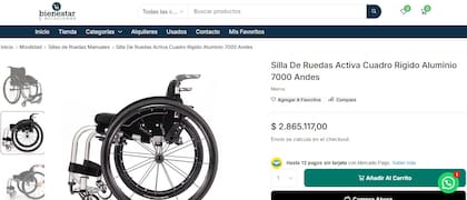 Uno de los ejemplos de referencia que consideró el Ministerio de Salud para comparar el precio facturado a Andis