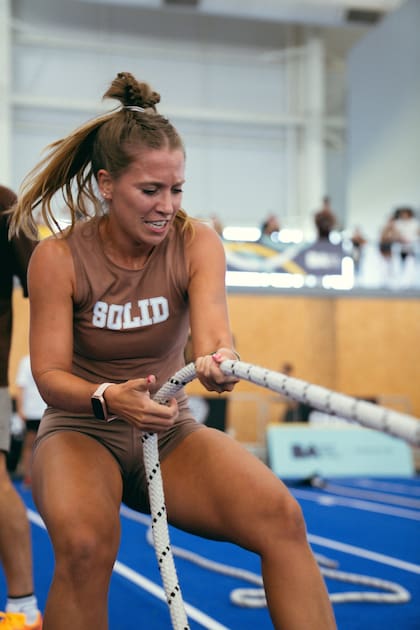 Uno de los ejercicios del circuito