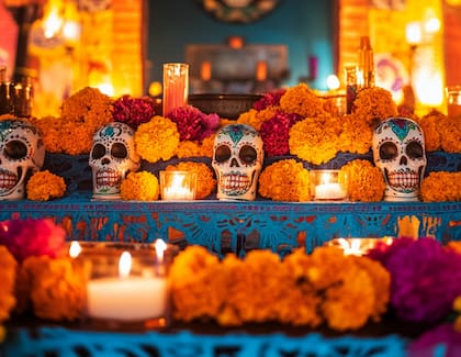 Uno de los elementos que más se utiliza en el altar del Día de Muertos es la flor de cempasúchil