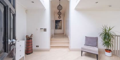 Uno de los espacios de distribución entre los ambientes