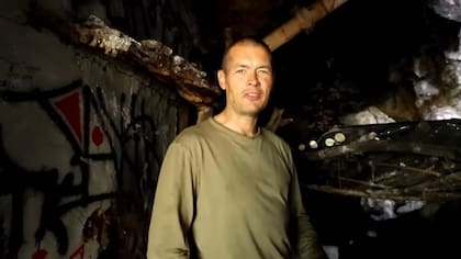 Uno de los exmilitares que Joe entrevistó en Bristol y que vive en las cavernas