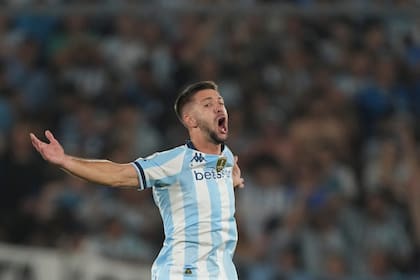 Uno de los goles más festejados de Luciano Vietto: ante Botafogo de Brasil, en la ida de la Recopa Sudamericana que luego ganó Racing