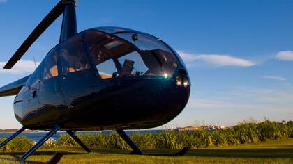 Uno de los helicópteros que ofrece Únicos Air
