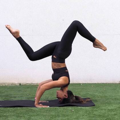 Uno de los hobbys de Antonela Roccuzzo es el yoga