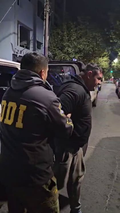 Uno de los hombres detenidos, Alberto "Osky" Oscar Ledesma, de 40 años.