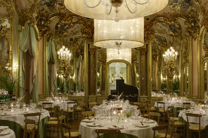 Uno de los imponentes ambientes del castillo