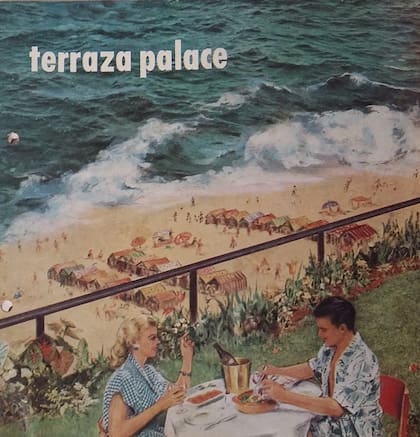 Uno de los jardines flotantes del Terraza Palace, promocionado en un afiche inmobiliario