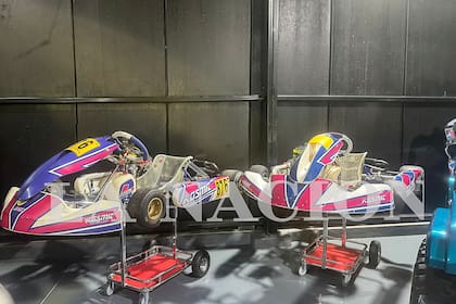 Uno de los kartings que se encontraron en la quinta de Pilar atribuida a Pablo Toviggino