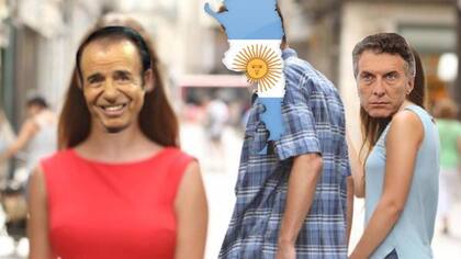 Uno de los memes creados por los militantes kirchneristas en la competencia