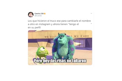 Uno de los memes que circuló en Twitter luego de que muchos cayeran en la trampa