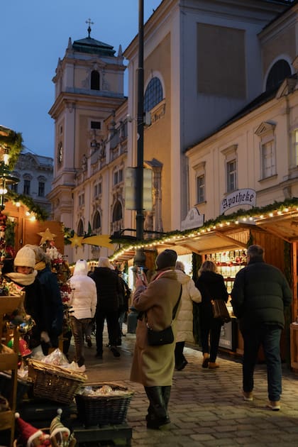 Uno de los mercadillos navideños más antiguos, Altwiener Christkindlmarkt, que funciona ininterrumpidamente desde principios del siglo XVIII. Foto: Emilia Cavanagh