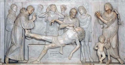 Uno de los milagros más famosos de San Antonio de Padua fue cuando reinsertó el pie que un hombre se había amputado por arrepentimiento tras haber pateado con él a su madre