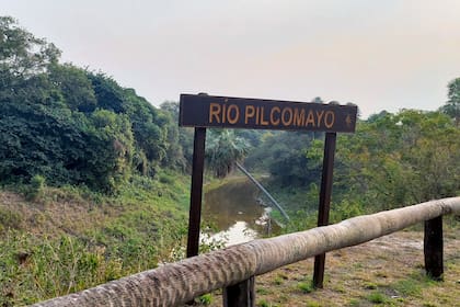 Uno de los miradores sobre el Río Pilcomayo