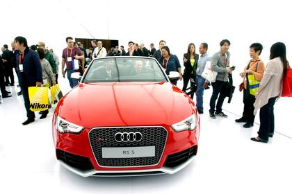 Uno de los modelos de Audi presentados en la feria CES de Las Vegas en 2013