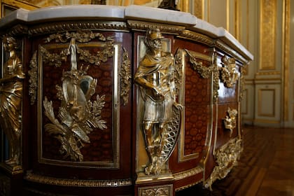 Uno de los muebles originales que se conservan en el Palacio