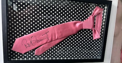 Uno de los obsequios que recibió de su ídolo.