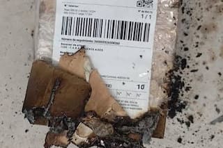 Cómo es uno de los paquetes sospechosos que hallaron en la Escuela Nacional de Gendarmería