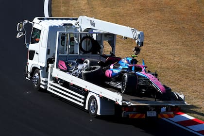 Uno de los peores momentos de Jack Doohan en la F1 2025 fue en la FP1 del Gran Premio de Japón