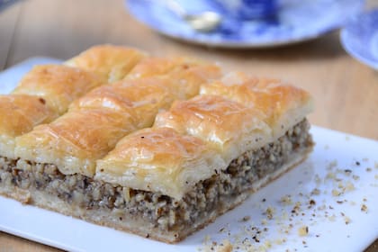 Uno de los platos clásicos de la cocina árabe: la Baklawa