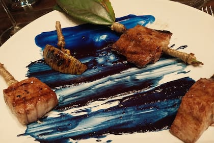 Uno de los platos de Boragó