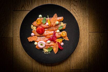 Uno de los platos del restaurante del hotel Cacique Inacayal