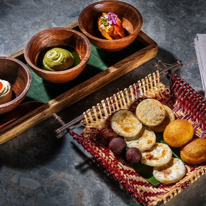 Uno de los platos más distinguidos, según la Guía Michelin, son las arepas
